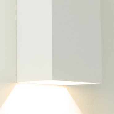 Artdelight Dante XL - wandverlichting - 9 x 10 x 24 cm - wit