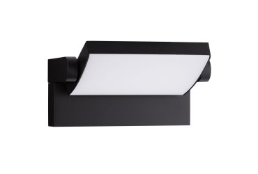 Nova Luce Sally - buiten wandlamp - 21 x 16,5 x 10 cm - 20W LED incl. - IP54 - zwart