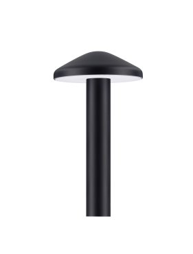 Nova Luce Nemo - tuinpaal - Ø 11 x 20 cm - 5W LED incl. - IP65 - donker antraciet