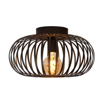 Lucide Manuela - plafondverlichting - Ø 40 x 23 cm - zwart