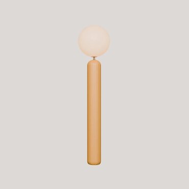 New Garden Monica 150 - oplaadbare vloerlamp op batterijen met afstandsbediening - Ø 35 x 153 cm - 7W LED incl. - IP54 - mosterdgeel - 3000K-6500K