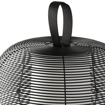 Faro Nara - draagbare lamp - Ø 46 x 35 cm - IP65 - mat zwart