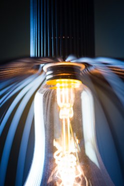 ETH Wire - hanglamp - Ø 40 x 165 cm - zwart