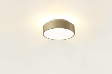 Artdelight Chicago - plafondlamp - Ø 25 x 9 cm - 19,5W dimbare LED incl. - warm goud
