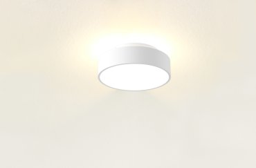Artdelight Chicago - plafondlamp - Ø 25 x 9 cm - 19,5W dimbare LED incl. - wit