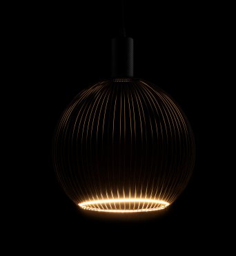 Segula Floating Globe Filo LED - Ø 30 cm - E27 - 6W dimbaar - 2200K - zwart