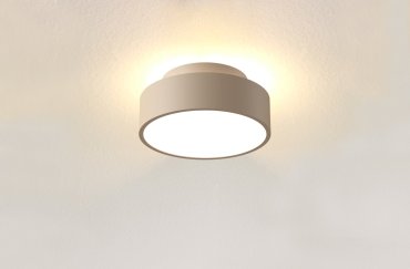 Artdelight Chicago - plafondlamp - Ø 15 x 6,8 cm - 9,8W dimbare LED incl. - champagne