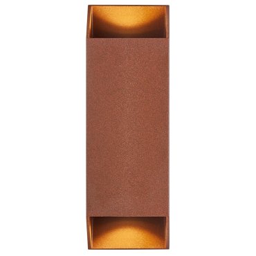 Nordlux Nico - buiten wandlamp - 8 x 8 x 23,5 cm - IP54 - roest