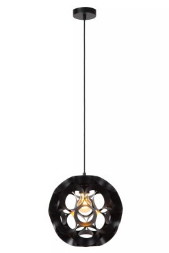Lucide Hannelore - hanglamp - Ø 30 x 163 cm - zwart