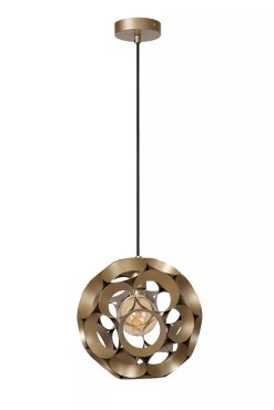 Lucide Hannelore - hanglamp - Ø 30 x 163 cm - goud