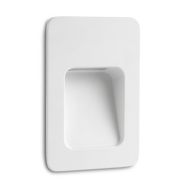 Faro Nase - inbouw wandverlichting - 9 x 5,7 x 13,5 cm - 3W LED incl. - IP44 - mat wit