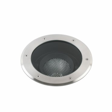 Faro Geiser Orientable - ronde grondspot voor buiten - Ø 260 mm, Ø 200 mm inbouwmaat - 29W LED incl. - IP67 - satijn inox - 38 graden