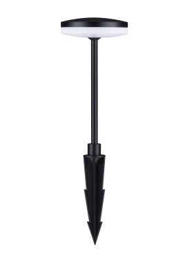 Nova Luce Nawa - tuinpaal - Ø 15 x 32 cm - 12W LED incl. - IP65 - zandzwart