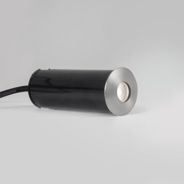 Nova Luce Bang - grondspot voor buiten - Ø 37 mm,  Ø 32 mm inbouwmaat - 1W LED incl. - IP67 - satijn nikkel