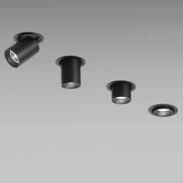 Nova Luce Juno - inbouwspot - Ø 96 mm, Ø 85 mm inbouwmaat  - 15W LED incl. - zwart
