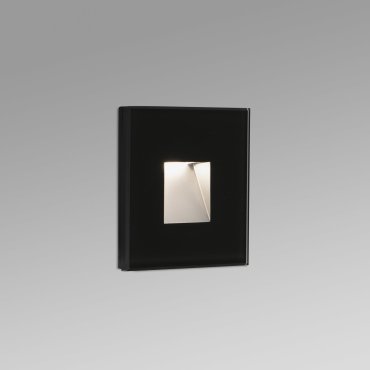 Faro Dart - inbouw wandverlichting - 8 x 3,6 x 8 cm - 2W LED incl. - IP65 - mat zwart