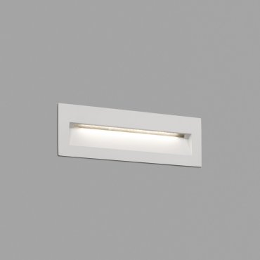 Faro Nat - inbouw wandverlichting - 22,5 x 7,3 x 7,5 cm - 8W LED incl. - IP65 - mat wit