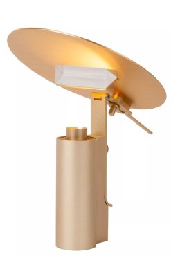 Lucide Fits - tafellamp - 25,2 x 20 x 29,5 cm - 8W LED incl. - goud