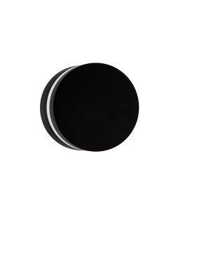 Nova Luce Airy - buiten wandverlichting - Ø 15 x 11,5 cm - 8W LED incl. - IP54 - zandzwart