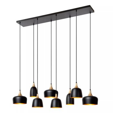 Lucide Chayanne - hanglamp - 125 x 35 x 156,5 cm - zwart