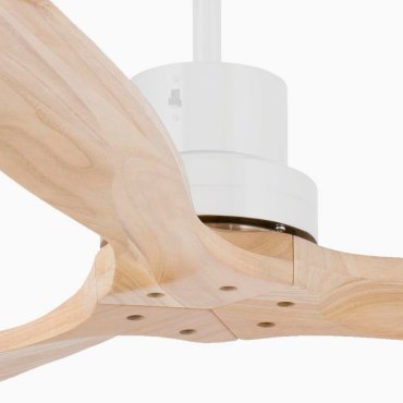 Faro Lantau L - plafondventilator - Ø 132 cm - mat wit en den