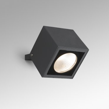 Faro Oki - buiten wandverlichting - 10,5 x 9,5 x 10,5 cm - 20W LED incl. - IP65 - donkergrijs
