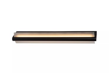 Lucide Wanda - wandlamp - 60 x 10,2 x 8,9 cm - 19W LED incl. - IP44 - zwart