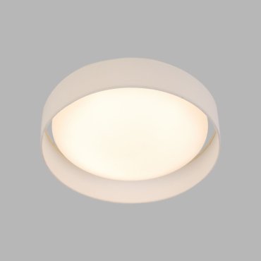 Searchlight Gianna - plafondverlichting - Ø 50 x 12,5 cm - 25W LED incl. - wit