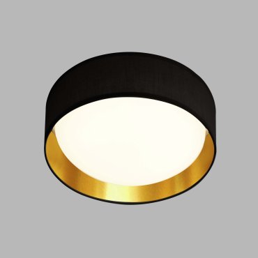 Searchlight Gianna - plafondverlichting - Ø 50 x 12,5 cm - 25W LED incl. - zwart