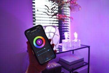 Calex Smart Rustic LED lamp - Ø 6,4 x 14,2 cm - E27 - 4,9W - dimfunctie en instelbare lichtkleur via app - 1800 tot 3000K - RGB + W