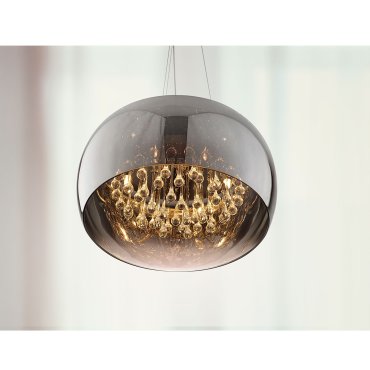 Maxlight Moonlight - hanglamp - Ø 50 x 145 cm - chroom