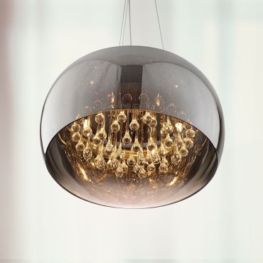 Maxlight Moonlight - hanglamp - Ø 40 x 145 cm - chroom