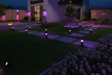 Calex Smart Garden Spot - dimfunctie en instelbare lichtkleur via app - Ø 6 x 25 cm - 4W LED incl. - IP65
