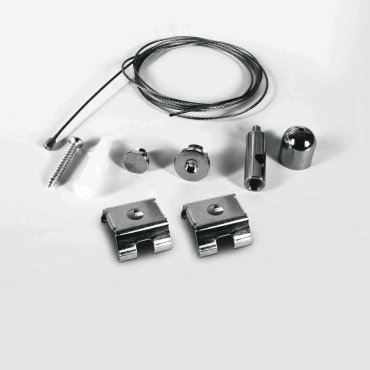 ONE Light Up &amp; Down LED Linear Profiles - hanglamp - 117,5 x 2,2 x 8,5 cm - 40W LED incl. - zwart - witte lichtkleur