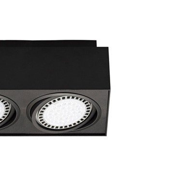Zuma Line Boxy CL 2 - opbouwspot 2L - 31 x 16 x 12 cm - zwart