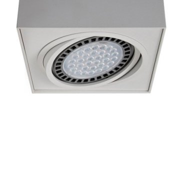 Zuma Line Boxy CL 1 - opbouwspot 1L - Ø 16 x 12 cm - wit