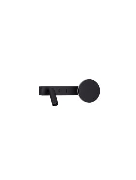 Nova Luce Noima - wandlamp - 28,5 x 10 x 8,5 cm - 9W LED incl. - zandzwart