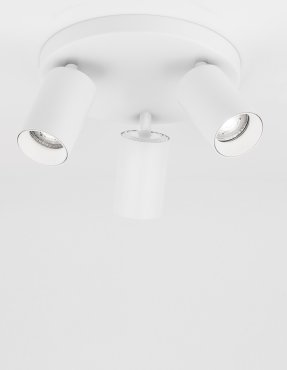 Nova Luce Tod - opbouwspot 3L - Ø 22 x 12,7 cm - zandwit