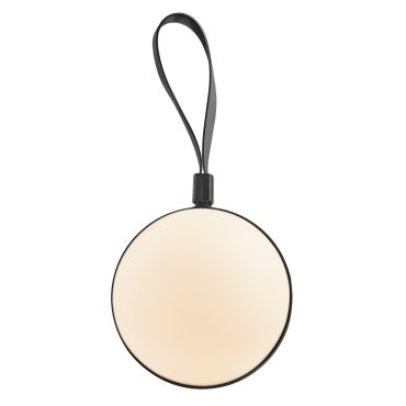Nordlux Bring To-Go 12 - draagbare lamp met oplaadbare batterij - 12 x 26 x 9,3 cm - 1W LED incl. - IP54 - wit en zwart