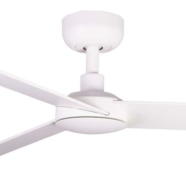 Faro Rudder S - plafondventilator - Ø 106 cm - mat wit en essen