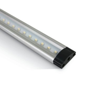 ONE Light LED Shelf System - profiel - 50 x 2,5 x 0,9 cm - 5W dimbare LED incl. - aluminium en zwart - 3000K