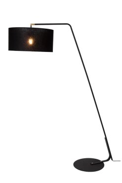 Lucide Kelso - vloerlamp - 180 cm - zwart