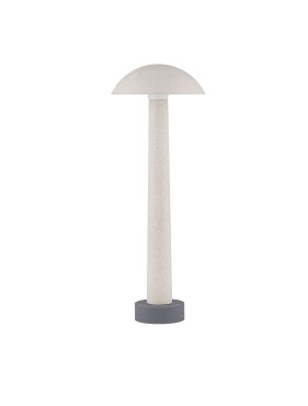 Nova Luce Tura - tuinpaal - Ø 20 x 55 cm - 7W LED incl. - IP65 - wit