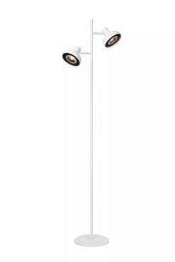 Lucide Sensas - vloerlamp - 30 x 22 x 137,9 cm - wit