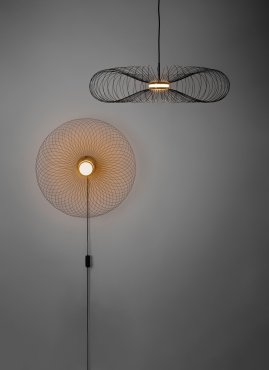 VK Lighting Synnefo - hanglamp - Ø 74 x 146,5 cm - 8W LED incl. - goud