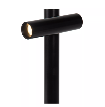 Lucide Antrim - oplaadbare tafellamp - Ø 11 x 35,8 cm - 2,2W dimbare led incl. - IP54 - zwart