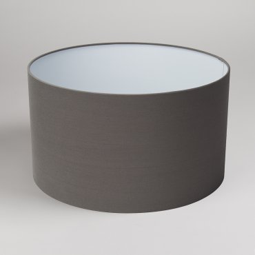 Projectlight Drum - lampenkap - Ø 40 x 23 cm - grijs katoen