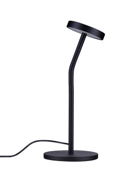 Nova Luce Logos - tafellamp - Ø 14 x 35 cm - 5W LED incl. - zandzwart