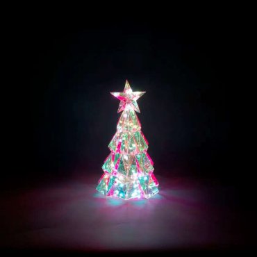 Konstsmide Diamond x-mas tree - tafellamp - 24 x 24 x 30 cm - multicolor