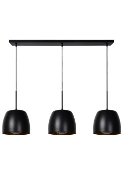 Lucide Nolan - hanglamp - 104 x 24 x 149 cm - zwart